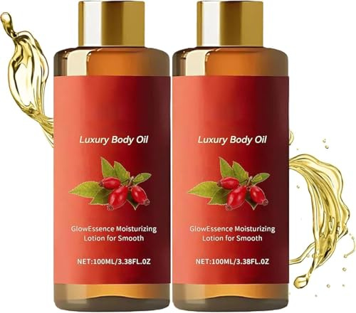 Body Oil for Women, 2PCS Magic Body Oil Firming, Body Glow Oil Hydrating Body Tightening Lotion for Smooth, Effectively Improves Fine Lines and Nourishes the Skin After Shower