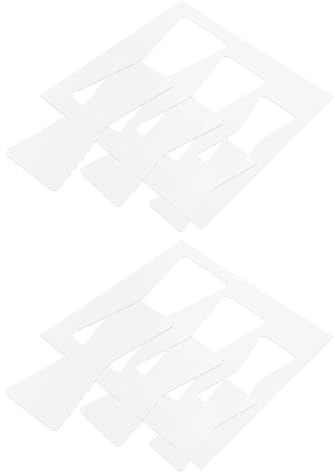 POPETPOP 2pcs Bow Tie Router Template Jig Kit for Woodworking, 2mm Acrylic Woodworking Inlay Templates for DIY Decorative Wood Projects and Wood Sign Routing