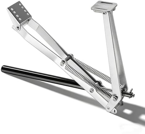 Qdreclod 1PCS Automatischer Fensteröffner mit doppelter Feder für Gewächshäuser, Thermischer Belüftungsöffner 15-30°C, 15kg Hubkapazität, 45cm Öffnung, ohne Strom Fensterheber