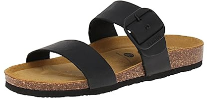 PLAKTON 183004 Rock Dakota - Damen Pantolette - Negro
