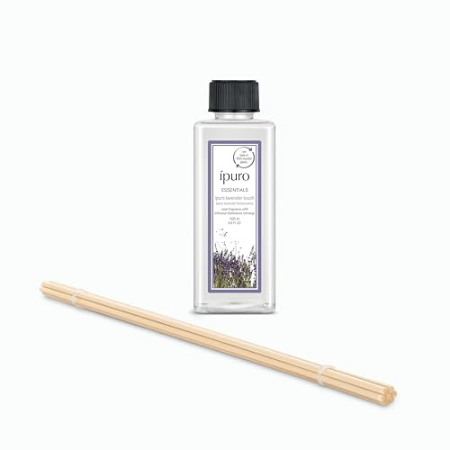 ipuro Essentials Nachfüller LAVENDER TOUCH Raumduft 200 ml - Refill Raumerfrischer mit Lavendel, Zitrus, Blüten, Minze & MoschusDuft Aroma - Diffuser, Lufterfrischer Nachfüllflasche