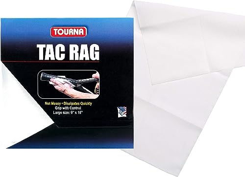 Unique Tourna Tac Rag Griffverstärker für alle Sportarten, Weiß, Größe XL (TRAG-WXL)
