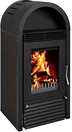 12,31 kW Kaminofen Bruno Marbella Schwarz wasserführend