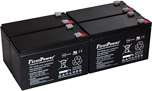 Batteria al gel di piombo First Power per: UPS APC RBC24 7Ah 12V, 12V, Lead-Acid
