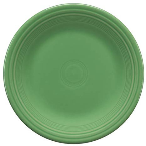 Fiesta® Classic Rim 10.5” Dinner Plate – Durable Ceramic, Lead-Safe, Dishwasher/Microwave/Oven Safe – Made in USA - Meadow