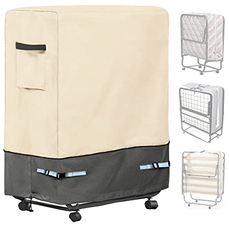 Aaaspark Klappbett Abdeckung, wasserdicht, atmungsaktiv, Oxford-Stoff, universal,, für Doppelbetten von 96 cm