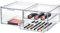 iDesign Make-up Organizer, Schmink Aufbewahrung mit 3 Schubladen aus der Signature Series by Sarah Tanno, Mini Kommode mit Schubladen aus Kunststoff für Make-up und Tools, Transparent
