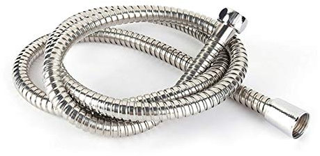 SJHFG Tuyau de Douche Acier Inoxydable - Flexible et Résistant - Longueur 1m / 1.2m / 1.5m / 2m - Argenté - 1 PCS