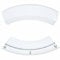 sparefixd for White Door Handle for Bosch Tumble Dryer 00644221 644221
