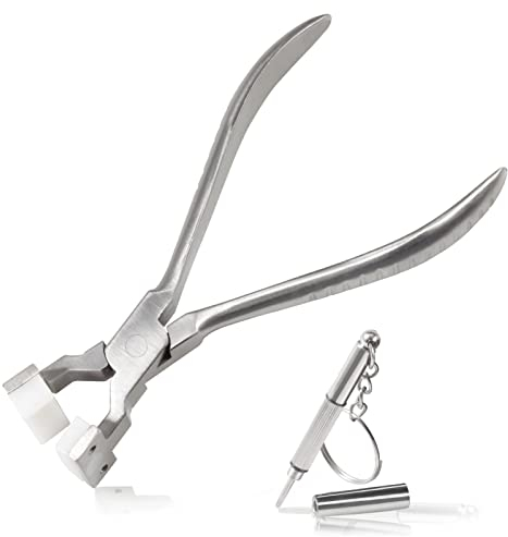 LEONTOOL Brillenrahmen Biege Einstellzange 15,2 cm Augenbrille Einstellzange Brille Reparatur Montage & Justieren Werkzeuge Optisches Optiker Werkzeug mit Brillenreparatur Schraubendreher