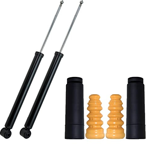 BESTPRICE ATP 2x Gasdruck Stoßdämpfer hinten Federbein inkl Staubschutzsatz | Kompatibel mit: SKODA OCTAVIA I Combi, VW BORA Variant, GOLF IV Variant