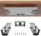 JEMACHE Under Desk Laptop Mount, Metal Under Table Desk Holder for Laptop, Mac Mini, MacBook, Keyboard with Anti-Scratch Silicone (Silver)