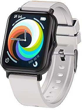 VPPV P8 Smart Watch Fitness Tracker 1.69’ Screen Watch with Heart Rate Sleep Monitor,5 motion recording modes,Smartwatch sports for Android 5.0,IOS 9.0 and support BluetoothBT4.0(Grey,P8/VP195)