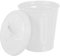 iplusmile Petite Poubelle de Table Mini Poubelle de Bureau Cuisine en Design Plastique avec Couvercle à Bouton-Poussoir pour Bureau, Salle Bain Cuisine et Chambre