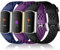 Epova Compatible with Fitbit Charge 5 Strap for Women Men, Soft Breathable Adjustable Waterproof Replacement Sport Wristband Compatible for Charge 5 Strap, Multicolor