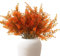 Leixi 8 Bundles Artificial Fall Flowers No Fade Faux Autumn Plants, Fake Indoor Outdoor Greenery for Thanksgiving Christmas Wedding Party Home Garden Décor (Orang 2)