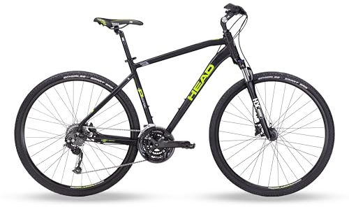 HEAD Unisex - Adult I-Peak 2.0 Cross Bike, Matt Grey/Green, 59