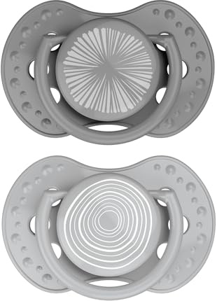 Difrax LOVI - Dynamischer Schnuller - 6 bis 18 Monate - Rosa & Lila
