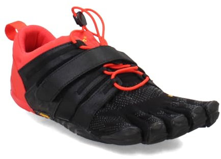 Vibram FiveFingers Herren V-Train 2.0 Fitness- und Cross-Trainingsschuh, Schwarz/Rot, 46.5 EU