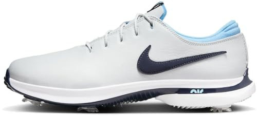 Nike Air Zoom Victory Tour 3 - Zapatos de golf para hombre (DV6798-010, negro/blanco-gris hierro-LT gris ahumado), Platino puro/blanco/azul acuario/obsidiana, 45 EU