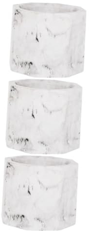 Alipis 3 STK Kerzenständer catchring Kerzenhalter Christmas t weihnachtskrippe bescherung pflasterrolle goldhochzeit blumenübertöpfe Teelichthalter Kerzenbecher Gips Leuchter Kerzenglas