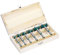 sourcing map 6pcs Forstner Drill Bit Set 15/20/25/30/35/40mm (19/32 25/32 1 1-3/16 1-3/8 1-9/16) Carbide Tip Wood Drill Bits Hole Opener for Hinge Drilling Woodworking with Wood Box