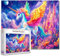 Jigsaw Puzzles 1000 Stücke für Erwachsene-Pony mit Regenbogen Flügel Hartfaserplatte Puzzle-Herausfordernde perfekt Spielabende-DIY Home Wall Decor-Kunst Puzzles-Einhorn Dreamy Wonderland Scenery Art