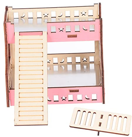 Sosoport Kühlbetthaus Für Hamster Mit Leiter Und Wippe Für Gesundes Wachstum Robustes Material Für Dauerhaften Gebrauch