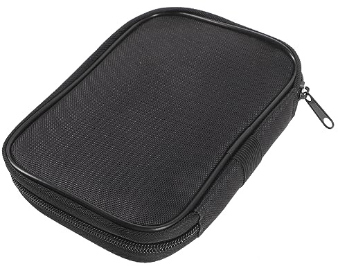 HAWILLOSCH Tragbare Blutzuckermessgerät Tasche Textil Mit Reißverschluss Aufbewahrungsbeutel Für Diabetesbedarf Kompakt Organizer Für Innen Außen Diabetiker