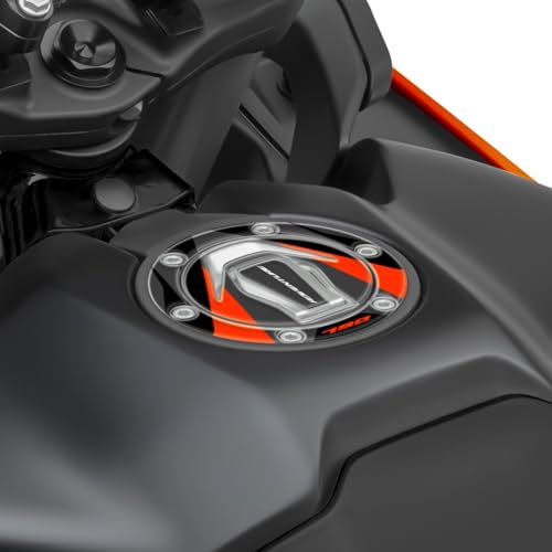 Az Graphishop Protezione Tappo Benzina Resina 3D Compatibile Con KTM 790 Adventure 2025 GP-3024 (Arancione)