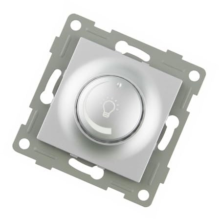 VoltShine Interruttore dimmer LED - interruttore da incasso, regolazione dell'intensità, compatibile con luci LED, design moderno ed efficiente, facile installazione. * #*