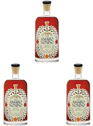 Nonino Amaro Quintessentia Di Erbe 35Prozent volume Grappa (1 x 0.5 l) (Packung mit 3)