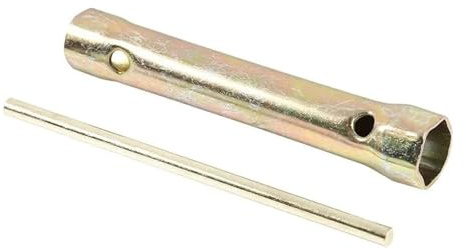 ZHLWei 5/8inch 18mm Ignition Plug Socket Wrench Double End Deep Reach Spanner Tool Tublar with Torsion Bar for Car Motorcycle Repair