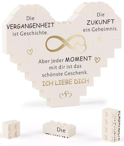 Blumuze Jahrestag Geschenke für Ihn Sie,Ich Liebe Dich Geschenk für Männer | Herzförmige Deko Partner Geschenke für Frauen,Hochzeitstag Valentinstag Weihnachten Valentinstagsgeschenk Liebes Geschenk