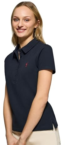 Polo Club Polo Casual Donna Cinque Bottoni 100% Cotone con Ricamo