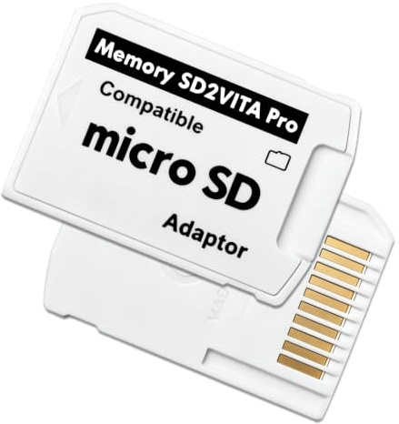 Zynqo Adaptador de tarjeta de memoria SD2Vita 5.0 para PS Vita, Ps Vita SD Card Adapter para PSV 1000/2000, adaptador micro SD compatible con firmware 3.60 HENkaku Enso System