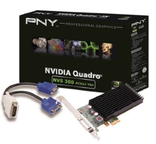 PNY Grafikkarte NVIDIA NVS 300X1 VGA 512MB DDR3