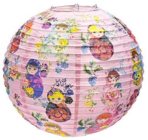 Papier-Laterne Papier Lampenschirm Kinderzimmerlampe Wendekreis Matroschka