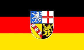 5 ft x 3 ft (150 x 90 cm) Saarland Deutschland Deutscher 100% Polyester Material Flagge