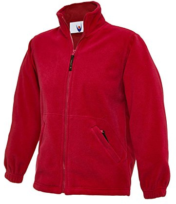 Childrens Kids Full Zip Micro Fleece Jacket Coat (6 Colours)