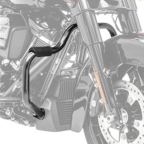 Sturzbügel Kompatibel mit Harley Davidson Touring 97-08 Craftride Mustache schwarz