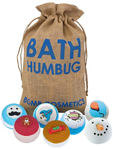 Bomb Cosmetics Pochette Cadeau de Boules Effervescentes pour Bain en Toile de Jute Faite à la Main