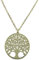 Never Say Never 9ct Gold Tree of Life Pendant 1.5cm Diameter and Forced Chain 45cm Also 9ct Gold, No Gemstone