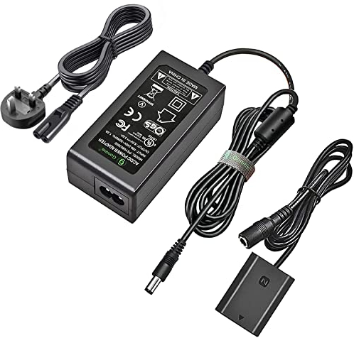 Gonine NP-FZ100 A7III A7IV Dummy Battery Power Supply Adapter Kit for Sony A7 III, A7 IV, A7S III, A7R III, A7R IV, A7R V, A7C, A1, A9, A9 II, A6600, A6700, FX3, FX30, ZV-E1 ZV-E10 II Cameras
