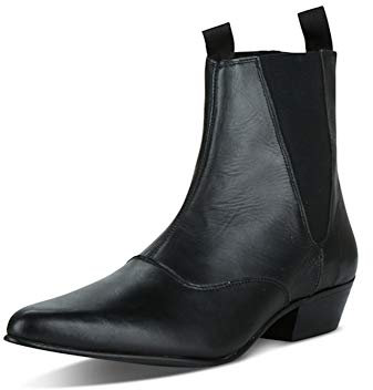 Undercover Herren George Doppelzwickel 60er Mod Pike Beatle-Stiefel EU46