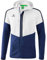 Erima Herren Squad Trainings Jacke, weiß/New Navy/Slate Grey, S