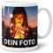 PR Print Royal Foto-Tasse zum selbst gestalten mit Foto und Text/mit individuellen Druck in Profiqualität/Personalisierte Geschenk-Idee mit Bild/Weiss - Glanz