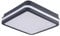 18W LED IP54 Outdoor Outside Waterproof Ceiling Wall Mounted Neutral White 4000K Garden Outside Security Light (Square Gray - Sensor)
