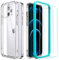 ESR Case and Screen Protectors Compatible with iPhone 12 Pro Max Includes 2-Pack Glass Screen Protector Ultra-Thin Shock-Absorbing Corners – Clear