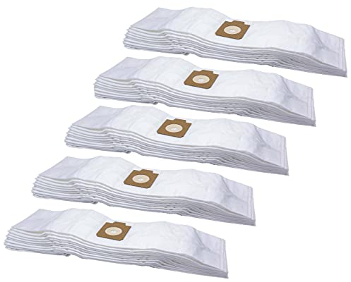 vhbw 50x sacchetto compatibile con Electrolux P 9000 Classic, Panther, Panter, Pro Z 951 aspirapolvere - microfibra, 75cm x 17cm Bianco